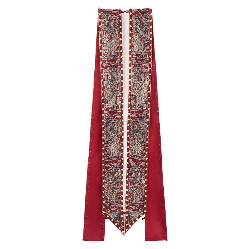 惜物国风 明制汉婚礼汉服配饰配件钉珍珠织金妆花鸾凤彩云纹霞帔,服饰配件/皮带/帽子/围巾,汉服服配,淘宝优惠券,粉丝福利购,淘宝优惠卷