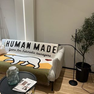 Human 沙发巾沙发毯户外露营毯 made工作室装 饰休闲毯针织挂毯
