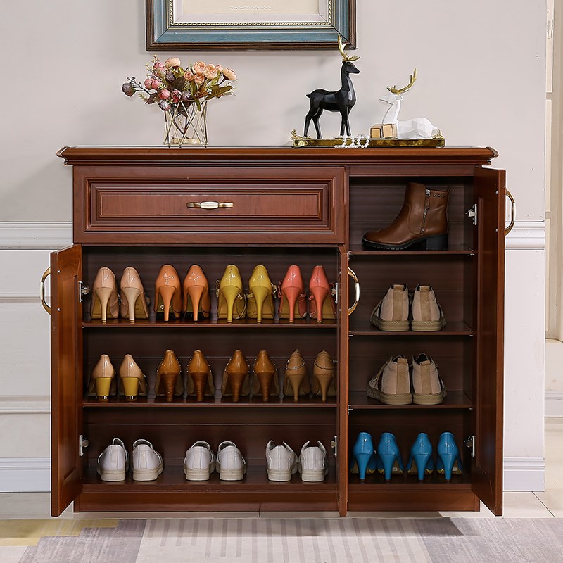 家用门口铝合金鞋柜整板加厚防水防晒户外阳台储物柜定制整装