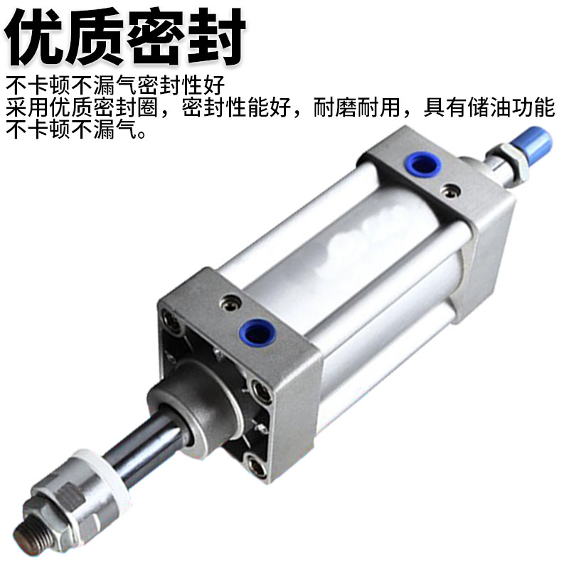亚德客标准双出气缸JSID32/40/50/63X50X75X100X125X150X175X200S
