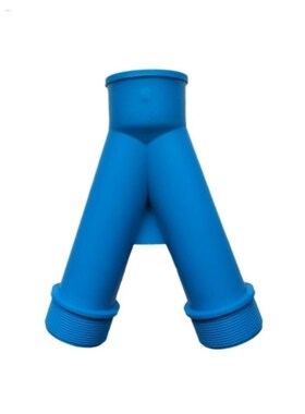 微喷滴灌Y型三通内丝外丝水带三通头软管阀门连接637590软带三通