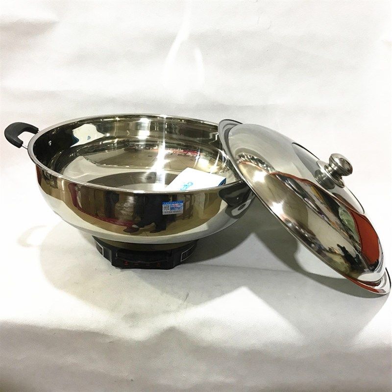 2023升级超大容量炒锅 圣多星电蒸锅 多用锅38cm-40cm-42cm电热锅