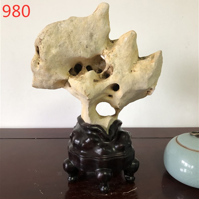 传统奇石天然精品原石观赏石案头清供文房小摆件太湖石盆景太湖石