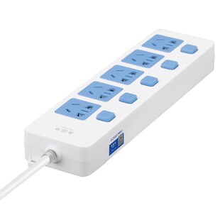 奥格插座排插无线3/4/5/6插位带线独立开关接插线板家用电源插排