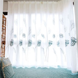 网红魔术贴自粘式窗帘免打孔安装卧室飘窗透光不透人加厚乱麻新款