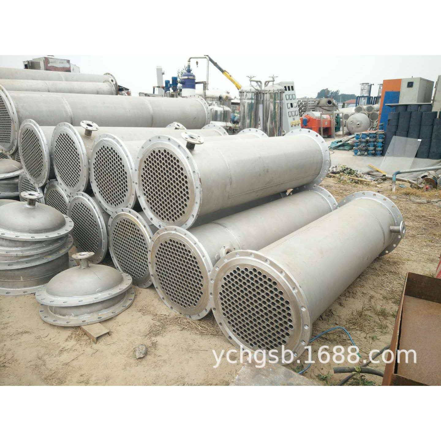 处理列管冷凝器100平方不锈钢列管冷凝器石墨烯列管冷凝器