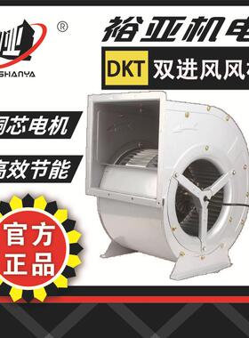 裕亚牌双进风离心风机DKT6E-300冷却送风机粮仓新风空调设备