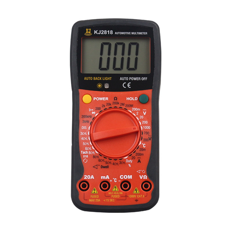 科捷汽车万用表数字高精度万用表修车专用汽修电路背光电工汽车表