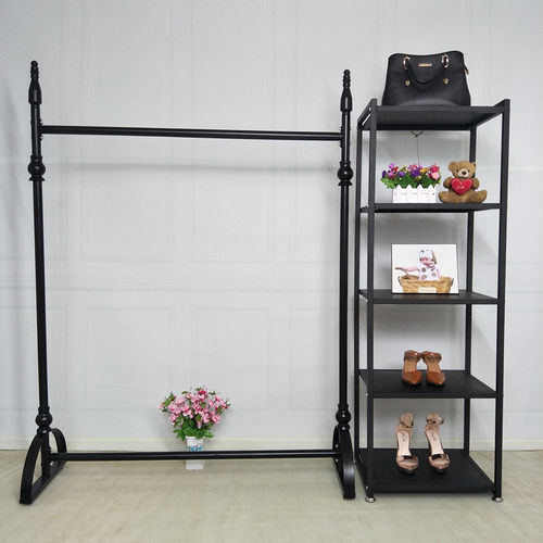包架服装店鞋架多层置物架铁艺层板架鞋帽架饰品展示货架展柜