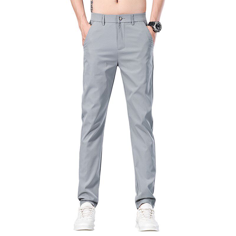 加长版男裤子瘦高个子男生190cm小直筒夏季薄款大长腿110115120cm