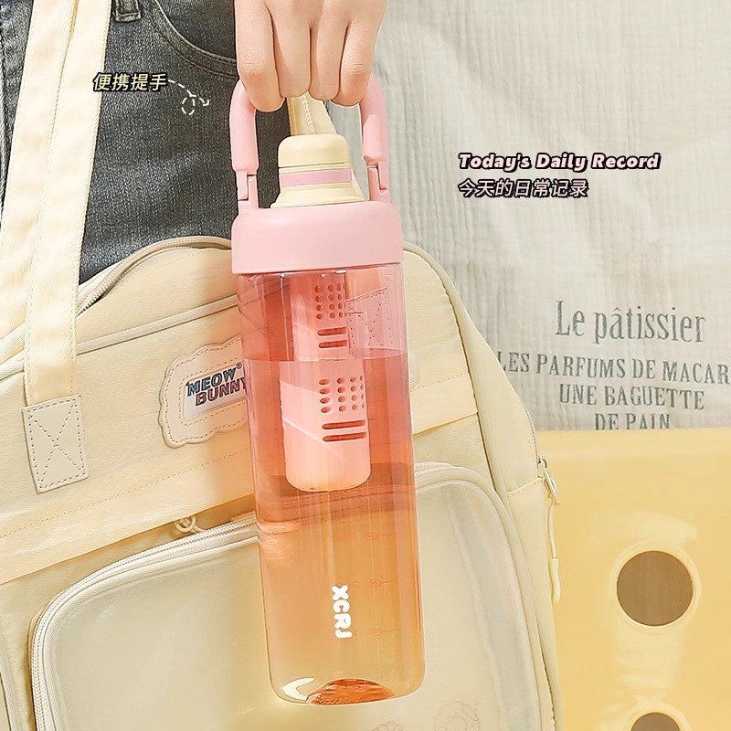 水杯超大容量女生网红夏季2024新款耐高温吨吨泡茶漏健身水壶杯子