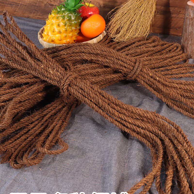 棕绳细棕绷床绷椅棕垫园艺户外捆绑耐腐绑篱笆绑绿萝麻绳扎绳