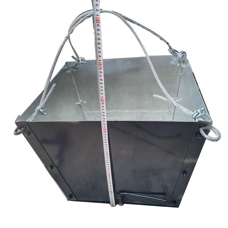 工地多功能小型吊机上料斗混凝土料斗方斗砖斗垃圾斗下开口放料斗