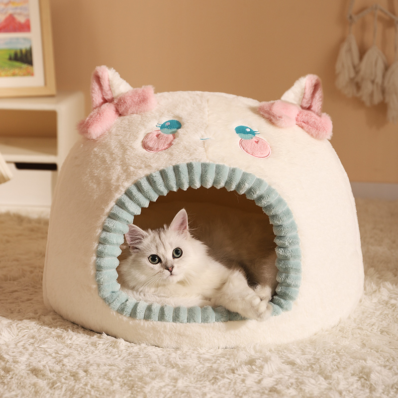 猫窝宠物蝴蝶冬天保暖封闭式猫咪大空间舒适四季通用小猫睡觉猫屋
