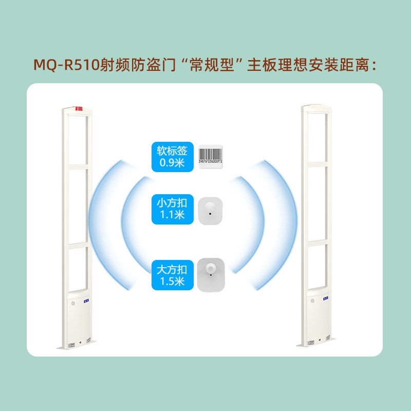 美庆射频防盗器主板RF感应门安防配件常规型主板超强型主板报警器