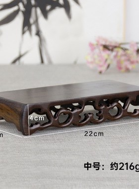 实木架子可放泥人置物架底座