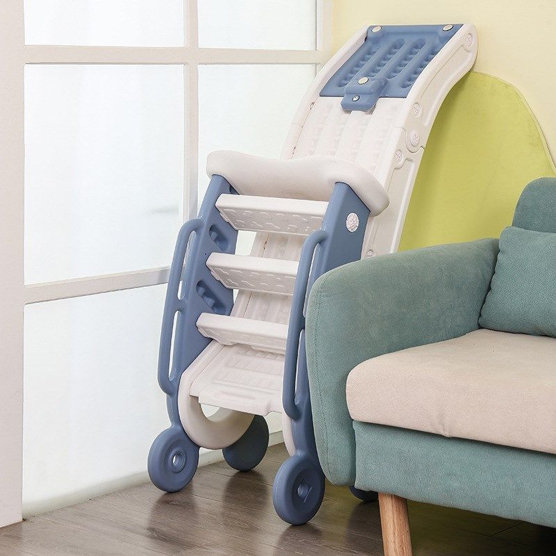 折叠滑滑梯儿童室内外家用带楼梯户外小型幼儿园宝宝小孩滑梯玩具