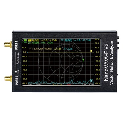 2023新款6G网络分析仪Nano VNA-F V3便携矢量网络分析仪1MHz-6GHz