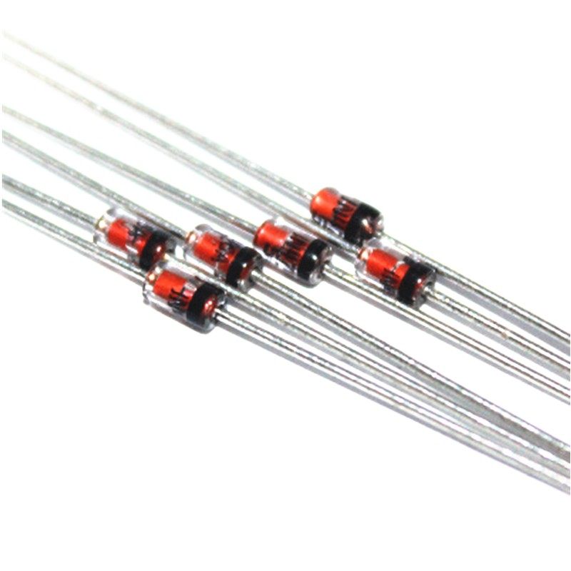 稳压二极管 1N4750A 直插玻璃管DO-41 IN4750A 1W 27V (10只)