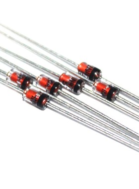 稳压二极管 1N4750A 直插玻璃管DO-41 IN4750A 1W 27V (10只)