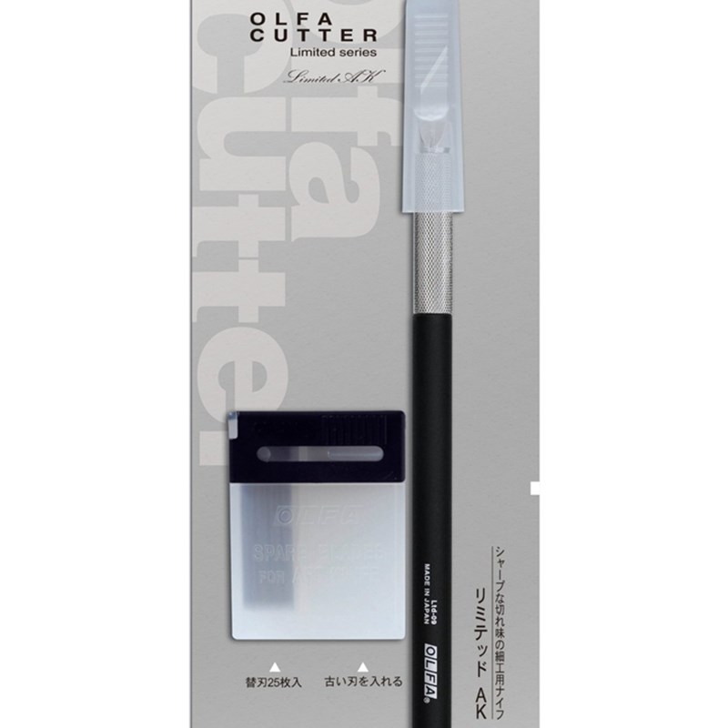 日本OLFA笔刀金属进口美工刀片LTD-09大黑橡皮章雕刻刀篆刻刀木雕图片