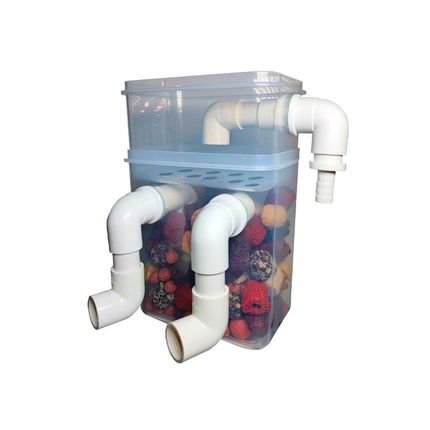 鱼缸过滤器壁挂式滴流盒外置过滤净水循环过滤三合一上滤干湿分离