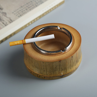 烟灰缸防飞灰 新品 个性 烟灰缸家用客厅防腐茶室个性 烟缸摆件新中式