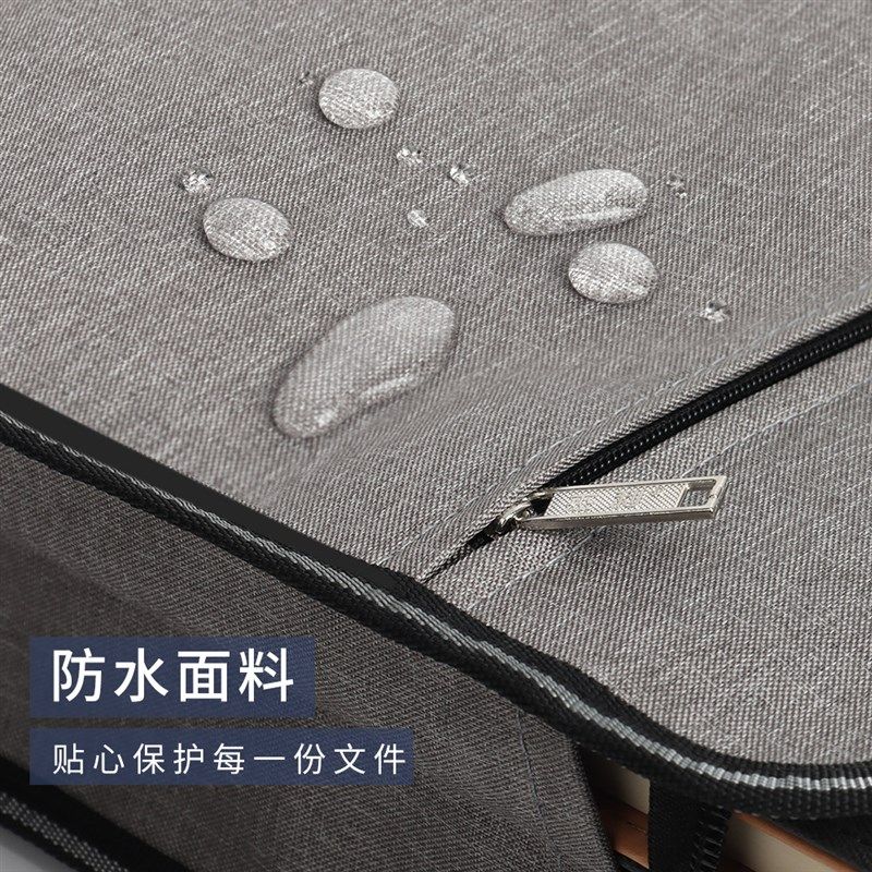 杰利A4文件袋帆布 定制手提文件包大容量防水收纳资料袋办公开会,文具电教/文化用品/商务用品,文件袋/资料袋/试卷收纳袋,淘宝优惠券,粉丝福利购,淘宝优惠卷