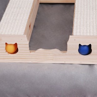 猫抓板实木矮脚猫配猫架配种工具神器木架增高踏板辅助公猫借配