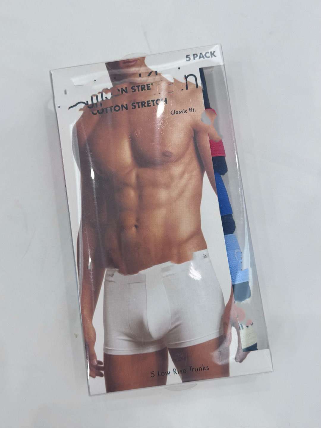 小五独家 男士内裤纯棉莫代尔抗菌透气平四角裤 5条装 固定搭配