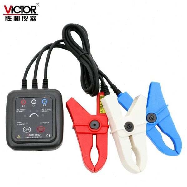 胜利VC850C/850D/850E相序表检测仪三相交流电相位计 相序测试仪