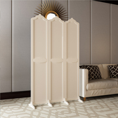 简欧客厅屏风时尚 试衣间创意现代白卧室折屏酒店办公玄关