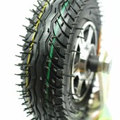 充气万向轮 .八层加厚橡胶充气轮烧烤推车轮齐全