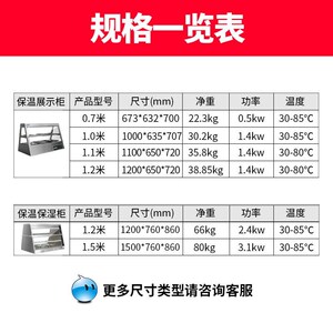 益的保温柜展示柜加热保鲜柜柜炸鸡汉堡店品陈列