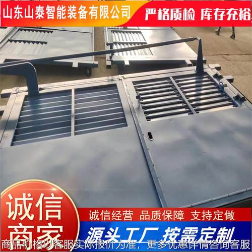 厂家生产全自动无压风门 煤矿通风巷道用一套两道四扇无压风门