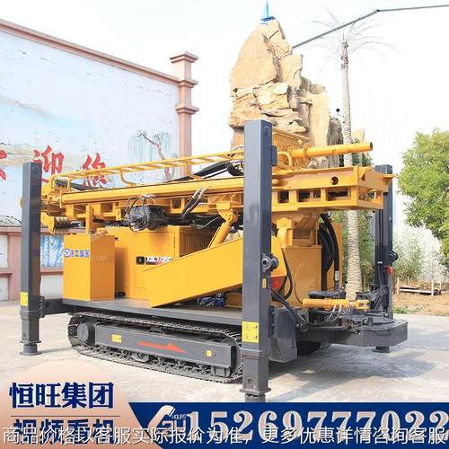 气动钻机履带高支腿气动打井机农村吃水井打井机200米深打井机