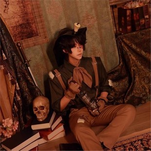 游戏第五人格cosplay勘探员原皮初始时装帽子服装游戏男女全套