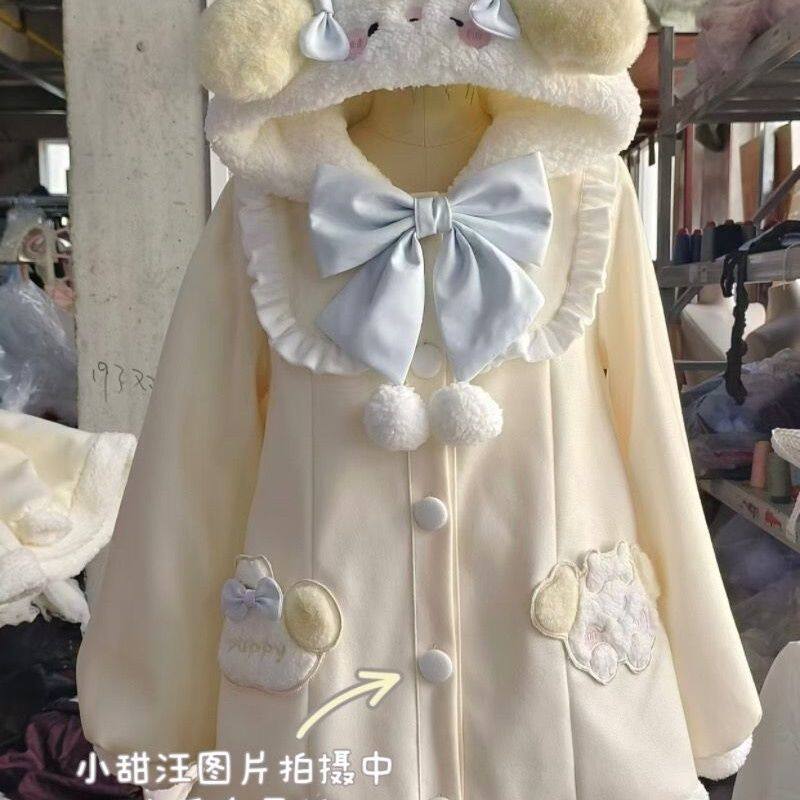 小眠兔小甜汪Lolita外套加绒大衣
