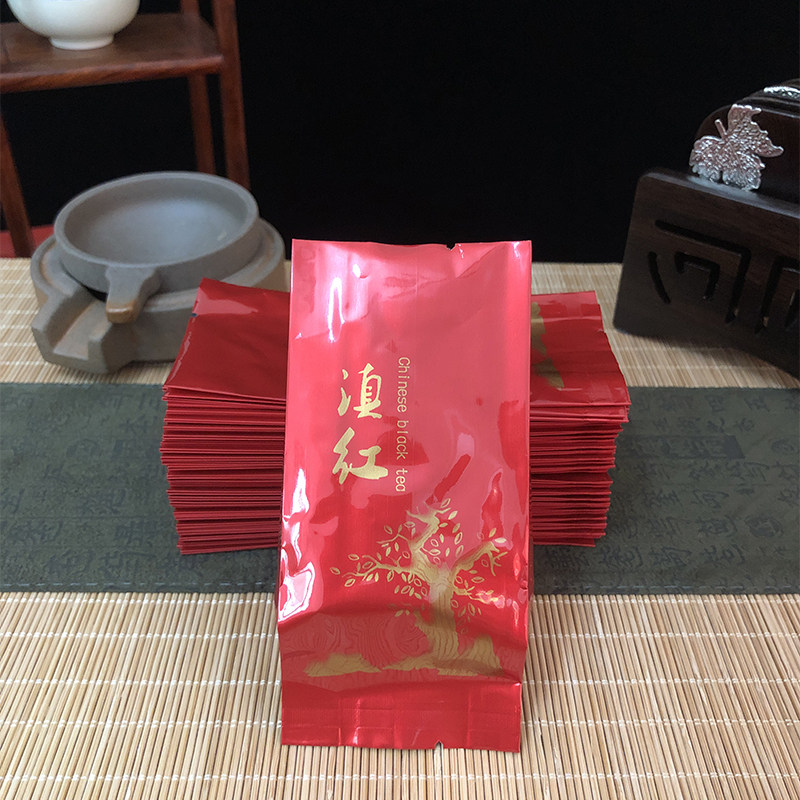滇红茶小泡子通用云南叶包密封铝箔防潮储存礼品盒罐内膜