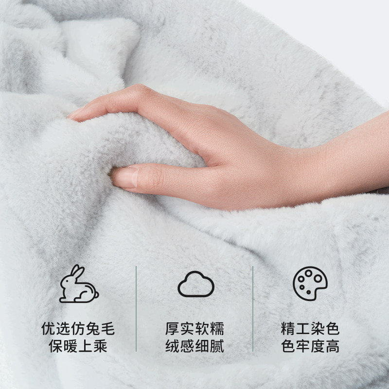 赛鲸 手平板电脑抱枕支架 毛绒防尘罩防脏