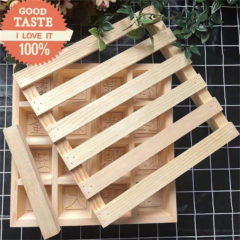农村老式传统手工雕方糕模具蒸糕松糕糕重阳糕点木质模具订制