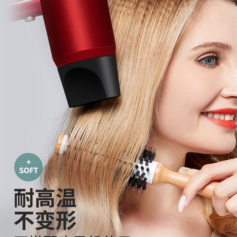 圆筒滚梳吹发造型猪鬃毛内扣男女发廊卷发梳子