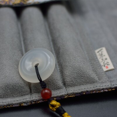 一叶知秋手作 钢笔 笔帘扶摇直上西阵织 面料