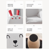 深度美儿童沙发实木懒小沙发坐椅爱小卡通宝宝座椅墩