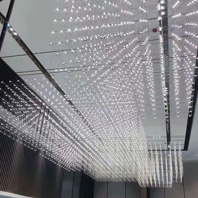 前台光立方售楼部沙盘满天星灯酒店大堂灯具