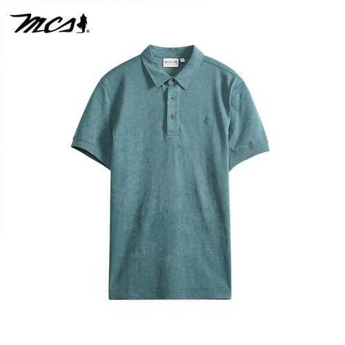 MCS男装源自万宝路品质短袖男士POLO衫新款翻领商务上衣夏季薄款