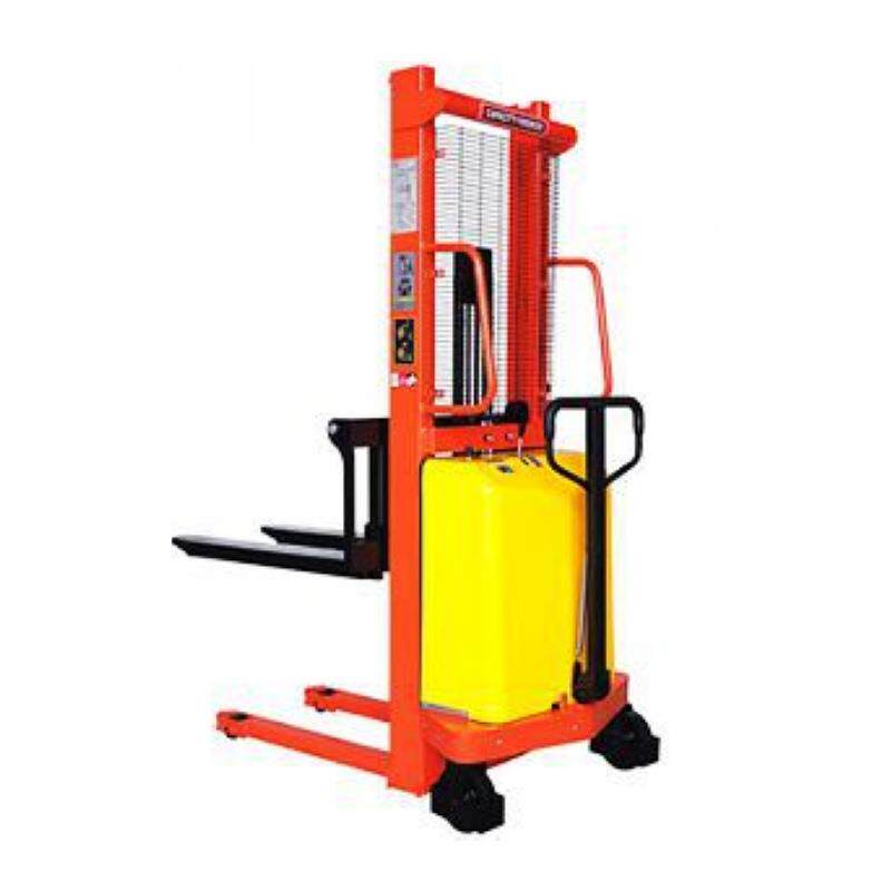 半电 动液压高叉车 1T 行走式电动升高车步装卸车 堆2吨CDSD1T/1