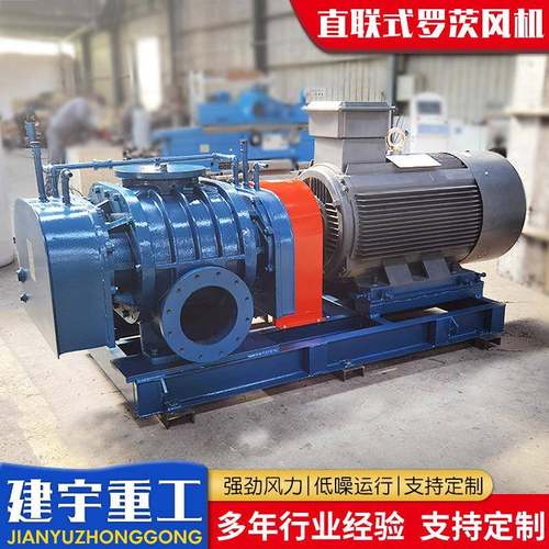 厂家供污水处理率水产养增氧机 殖功大运转平稳直连式罗茨应风机