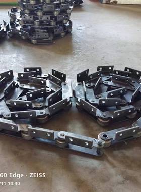 打包机弯板链条大节距100工业链条重型水泥厂弯板锰钢刮板机链条