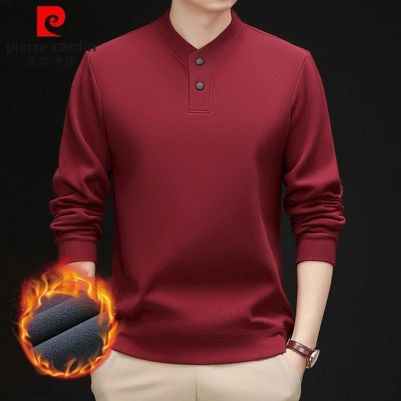 皮尔卡丹男士双面绒卫衣